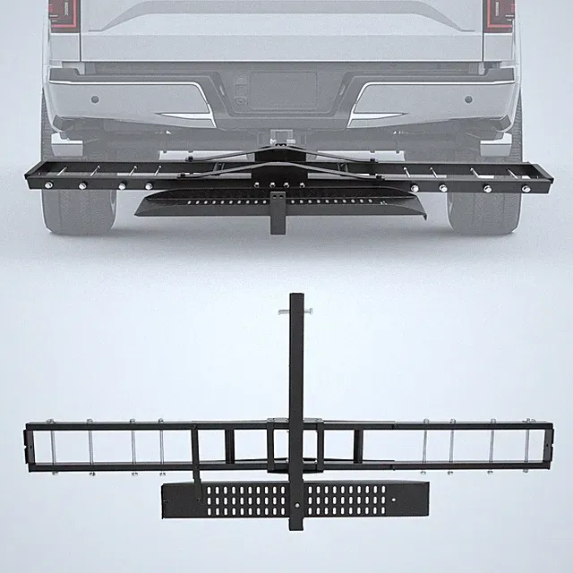 ECOTRIC 500LB Hitch Mount Motorcycle Carrier Transportation Hitch Mount Rack